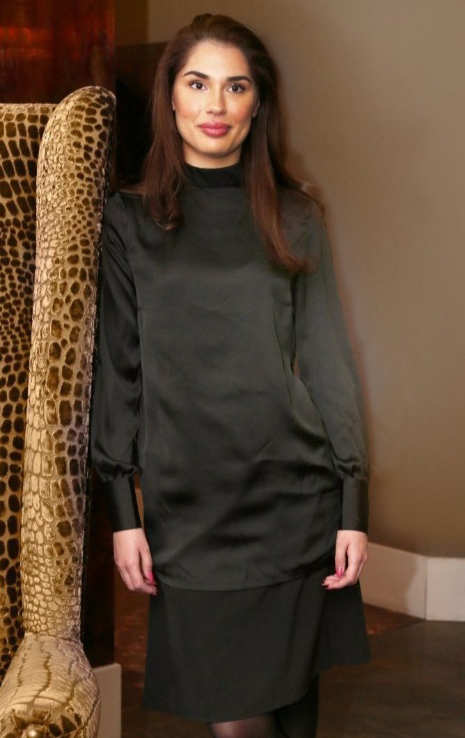 (A3) TURTLENECK BLOUSE LONG ARM